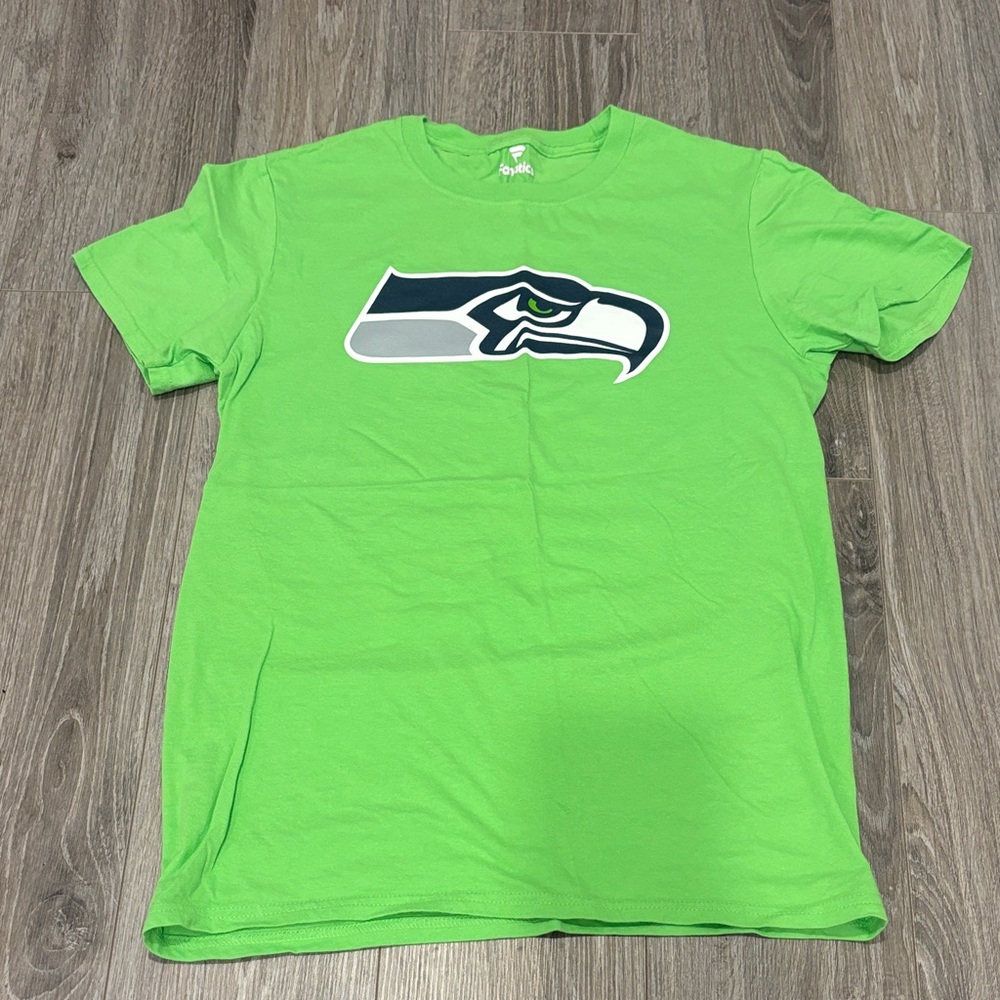 Like NEW! Seattle Seahawks Men's Lime Green Shirt- S